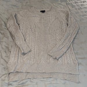 Bloomingdales Cashmere Blend Gray Tunic Sweater